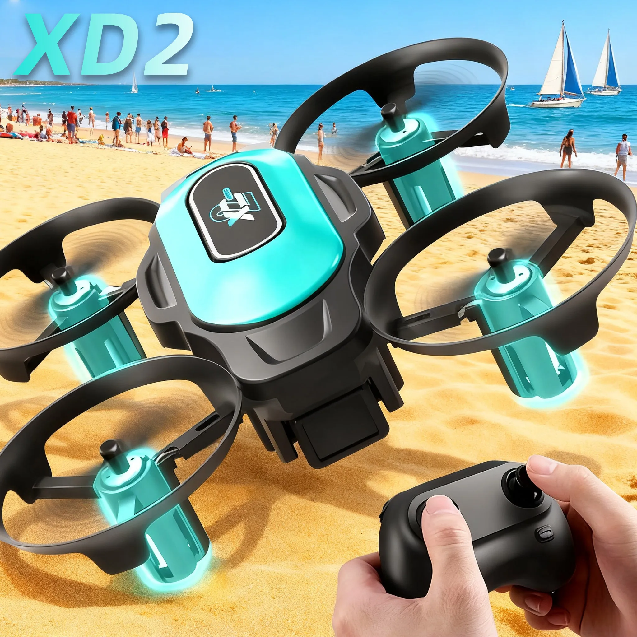 Drone Remote Controller Lanyard - Mini Dron XD2, 360 ° Acrobacias