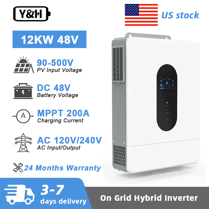 Drone Solar Charger - Y&H 12KW Inversor solar híbrido 48V