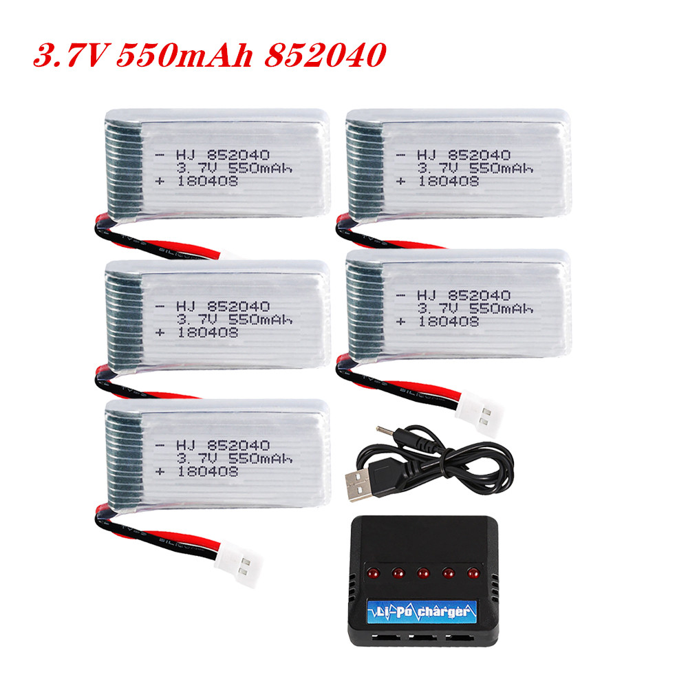 Drone Battery Charger - Batería Lipo 3.7V 550mAh 25C 852040