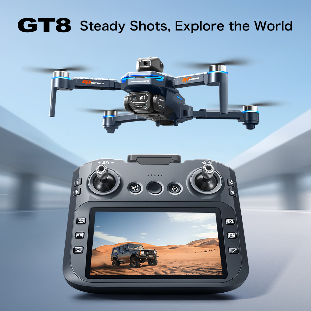 Drone Controller Screen - Dron aéreo para evitar obstáculos GT8: