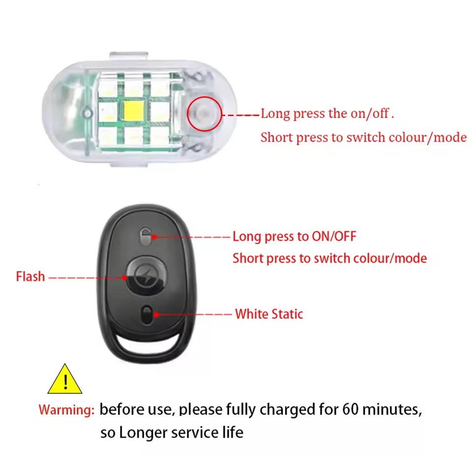 Luz Estroboscópica LED con Con - Drone Strobe Light reseña y precio