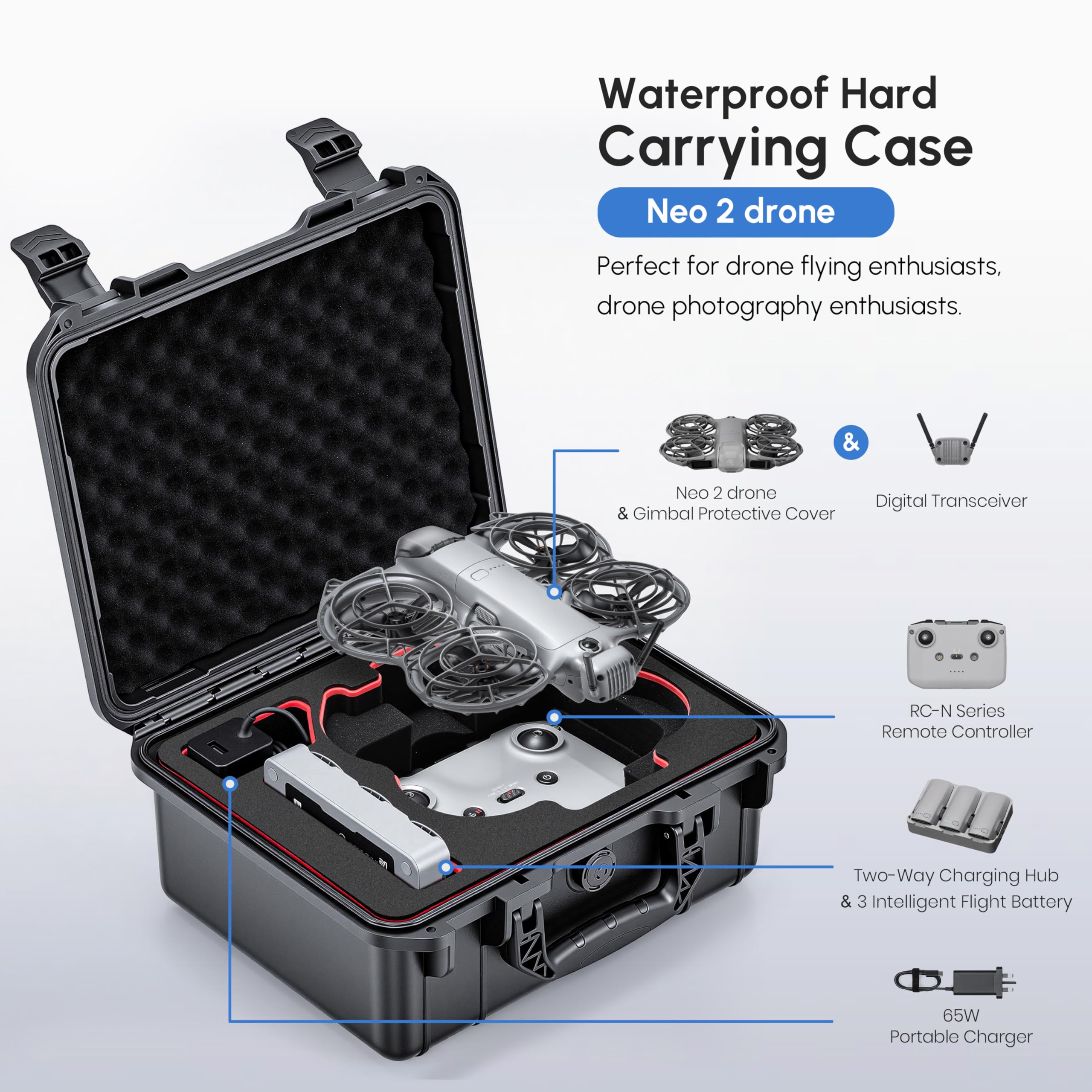 Estuche NEO 2, Estuche Rígido  - Drone Controller Hood reseña y precio