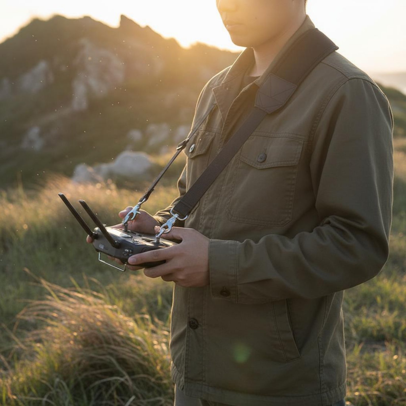 Correa para transmisor de dron - Drone Remote Controller Lanyard reseña y precio