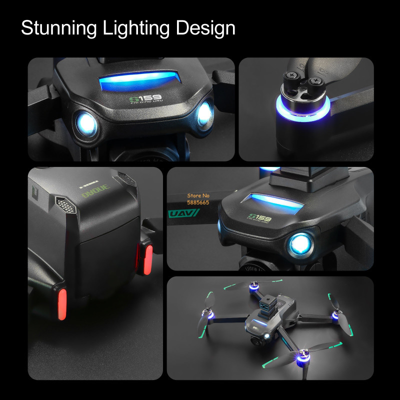 8K Cámara Dual 5G WIFI FPV Con - Drone Beacon Light reseña y precio