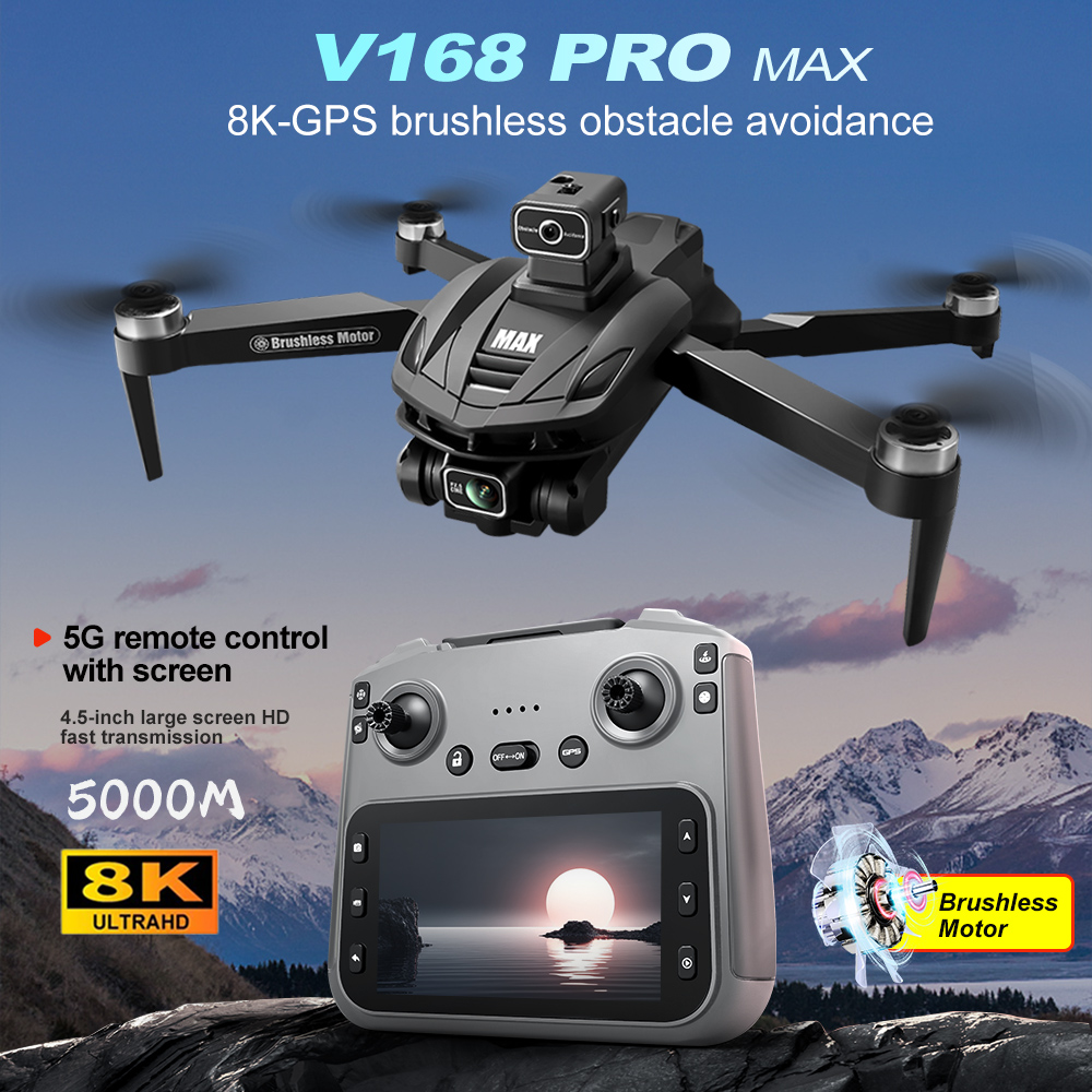 V168 PRO Max GPS Drone 8K Prof - Drone Battery Adapter reseña y precio