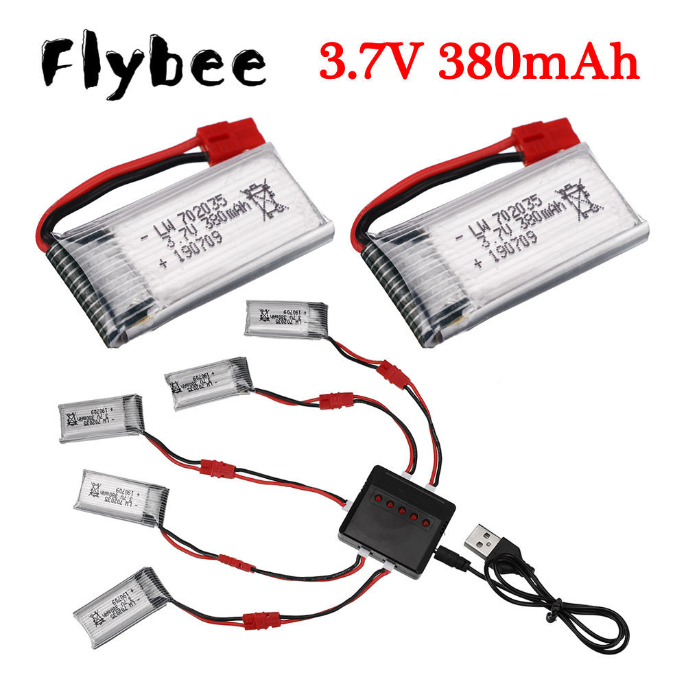 Batería Lipo de 3,7 V, 380mAh  - Drone Battery Charger reseña y precio