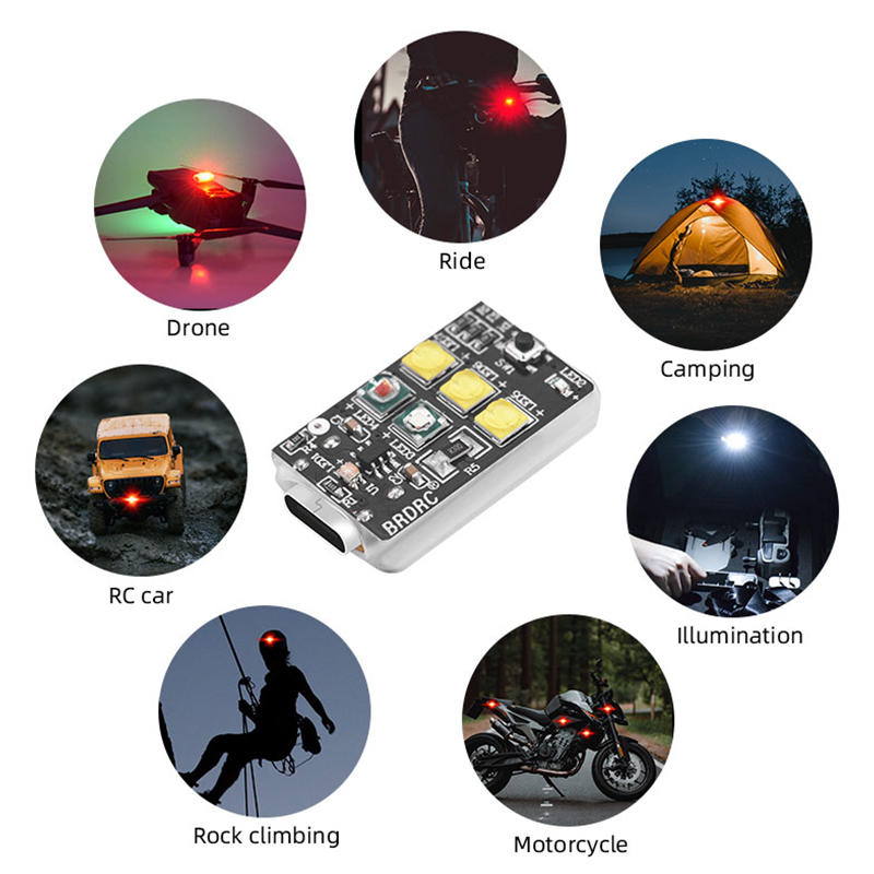 Mini luz estroboscópica para D - Drone Strobe Light reseña y precio