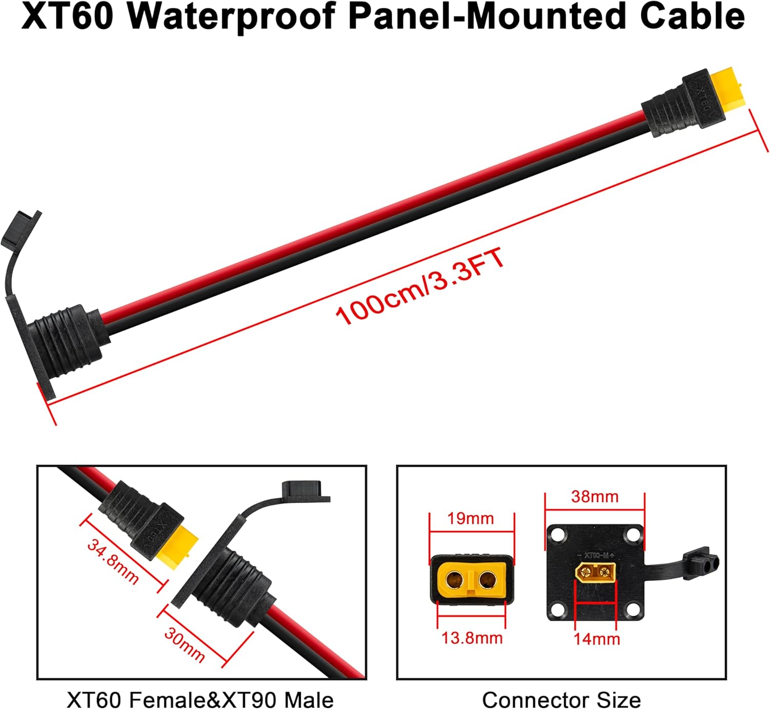 Cable de Montaje en Panel JMUY - Drone Battery Adapter reseña y precio