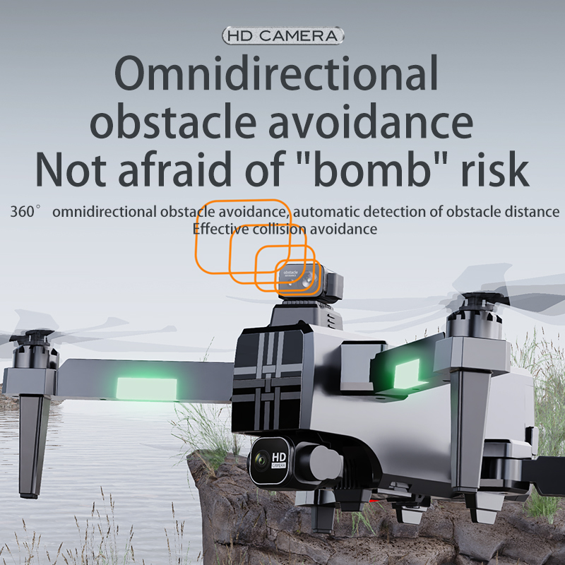Dron A380 4K HD de tres ejes,  - Drone Battery Adapter reseña y precio