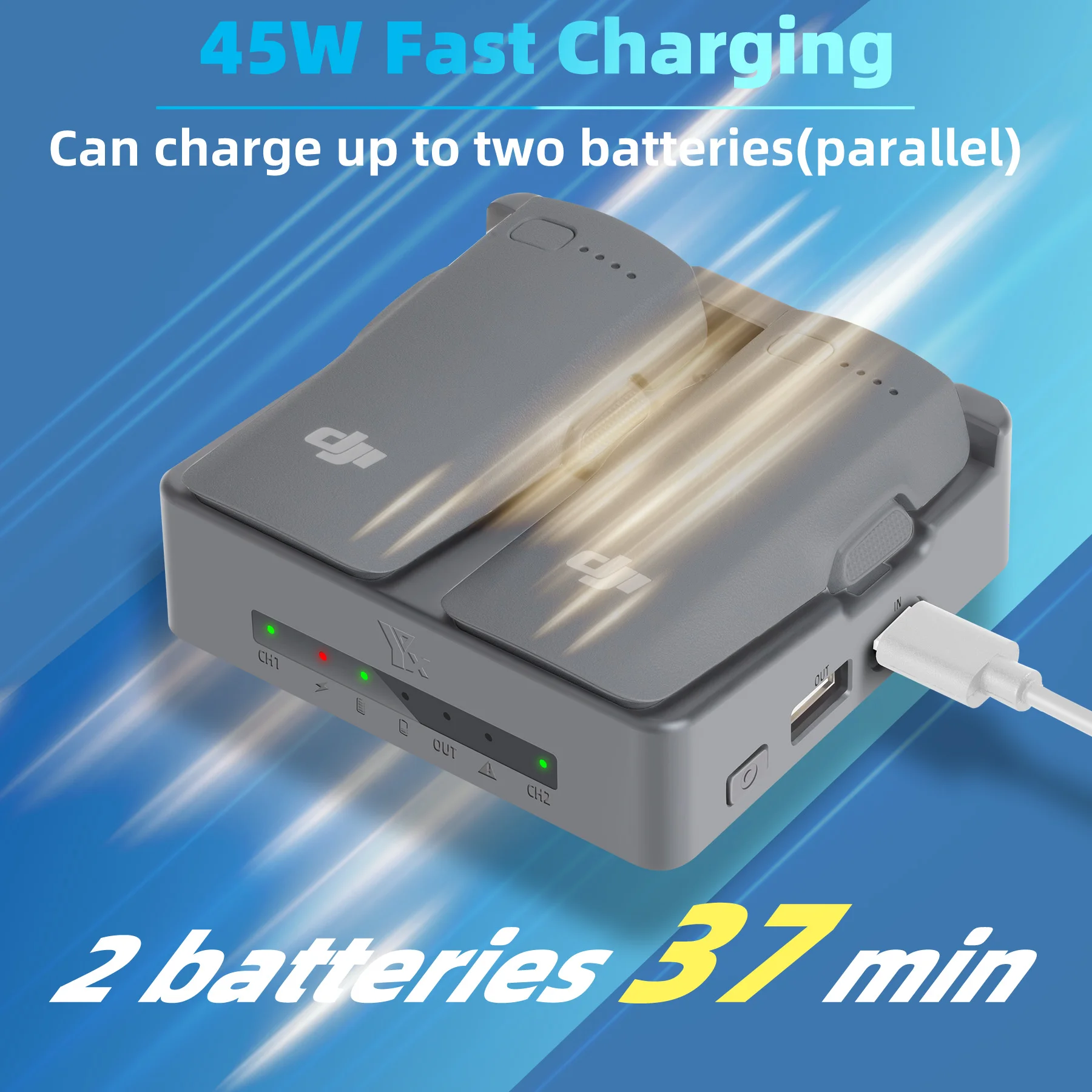 NEO 2 cargador inteligente de  - Drone Charging Hub reseña y precio