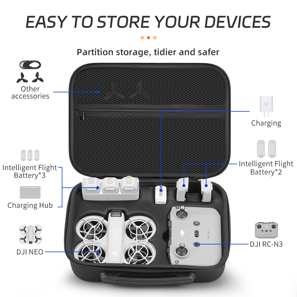 Estuche de Transporte XFJI Com - Drone Hard Shell Case reseña y precio